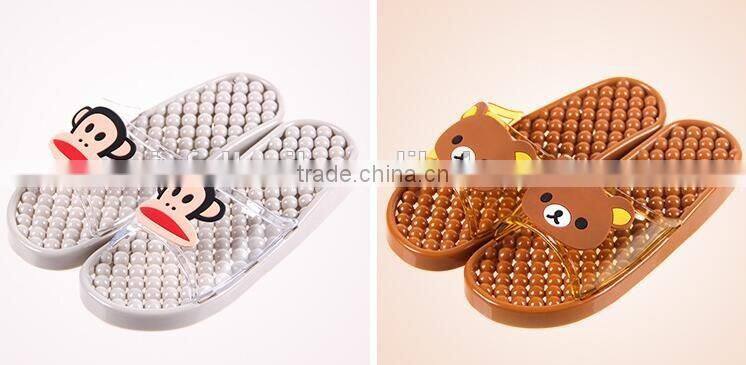 Hot sale high quality plastic massager slippers anti-slip bath slipper
