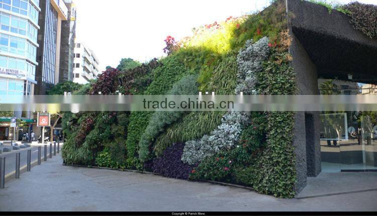 factory price plastic plant wall artificial vertical greening wall