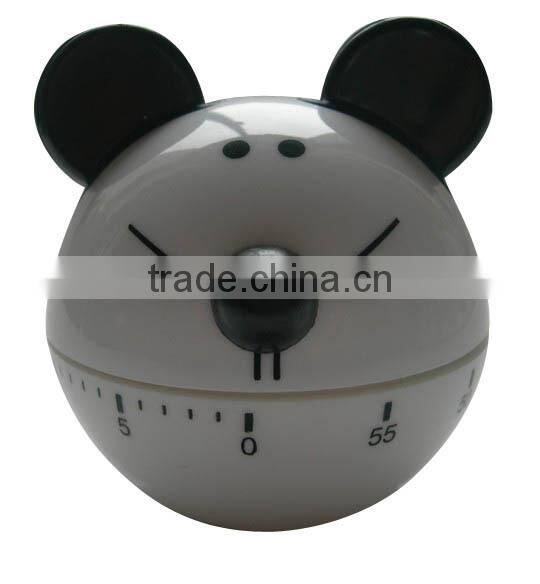 Mickey design plastic kitchen sound timer/mechanical timer