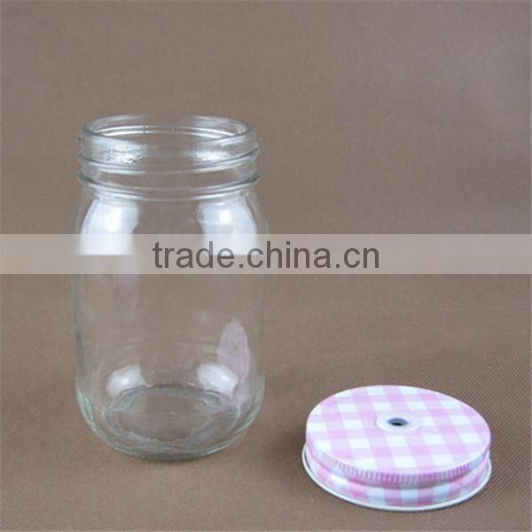 250ml glass jar glass jam jar glass honey jar with tin lid