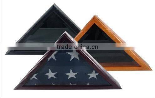 triangle wooden chess box