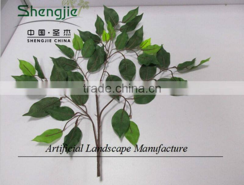 Artificial banyan leaves with green color manufcaturer