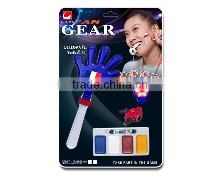 2016 Euro Cup French football fans cheering set/ fan gears / soccer fans noise maker kit