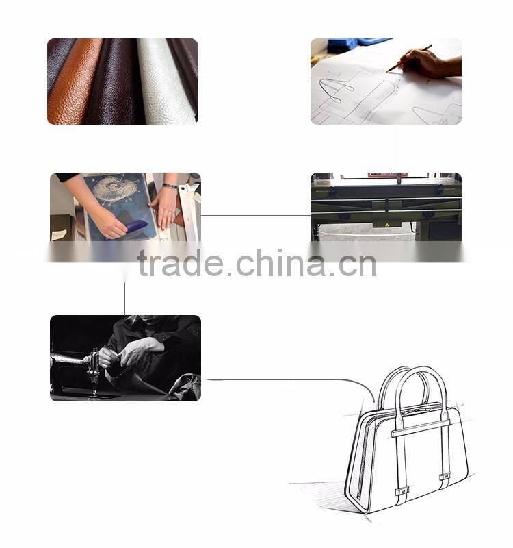 2017 popular money bag woods genuine leather wallet bussiness RFID safe card case wallet