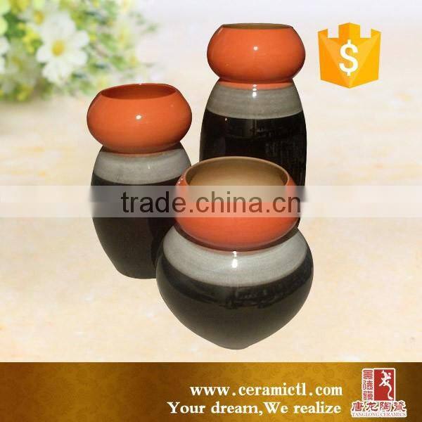 Antique decorative china ceramic flower vases