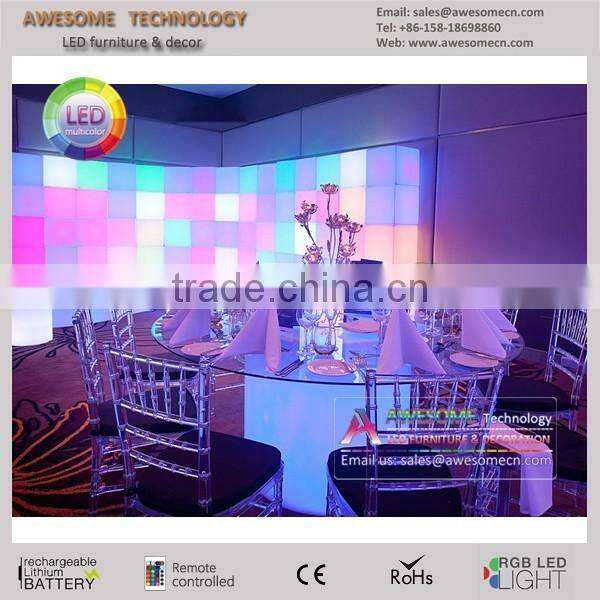 fancy round dining table for party hall