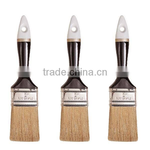 2" White Mixer Bristle Mighty Brush Plastic Handle Paint Brush