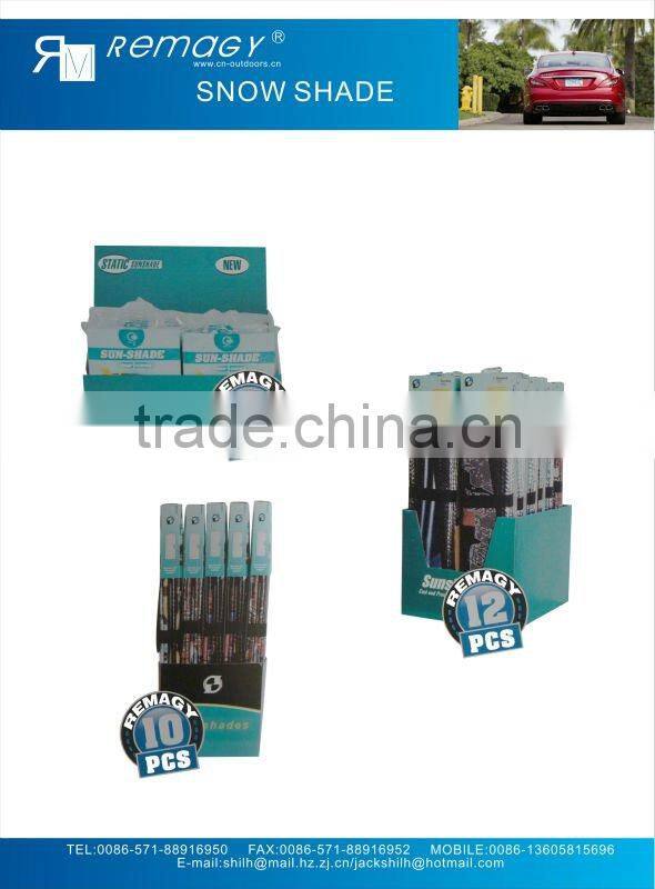 PE foam silver coated car windshield snow shade sun shade