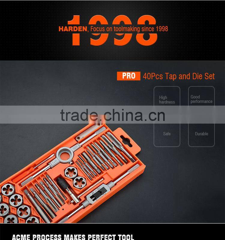 Professional 40PCS Tap And Die Set