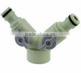 Water Valve CS-2035 3/4" DUAL UP SNAP-IN W/SHUT OFF COUPLING