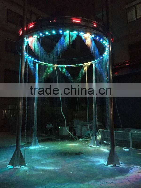Indoor decoration removable portable fountain digital water curtain