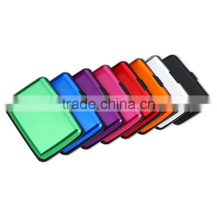 Hot selling aluminum business credit card holder aluminum wallet AK1004