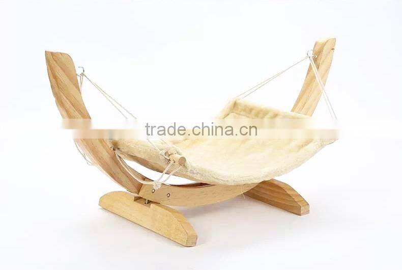 Cat Hammock with Wooden Frame /Wooden hammock with canopy