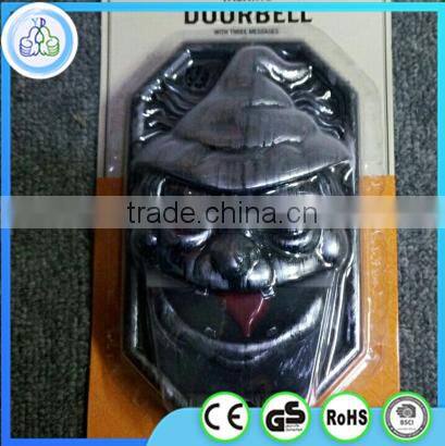 Chinese newest party halloween plastic skull electronic toys