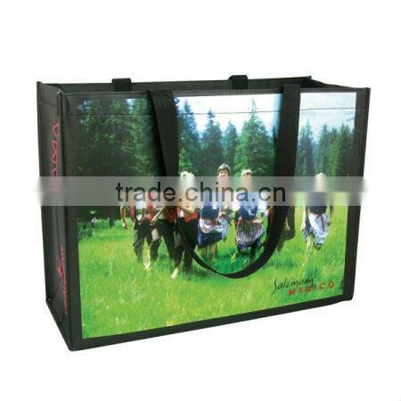 CMYK Printing Laminated PolyPro Tote Bag