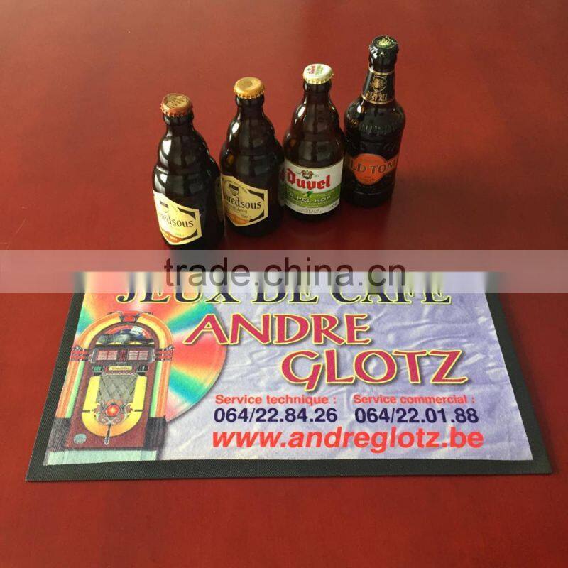 high quality non woven OEM soft rubber bar mat