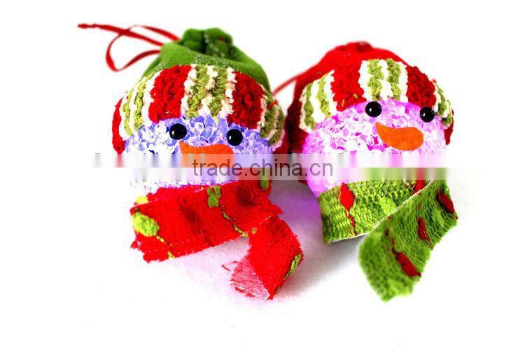 LED Snowman Christmas Tree Ornament Christmas Tree Decoration Hot Selling Christmas Gifts