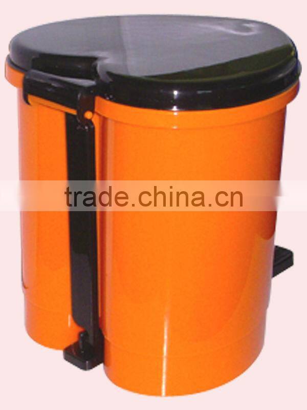 Heart-shaped Houseware Plastic Pedal Trash Bin