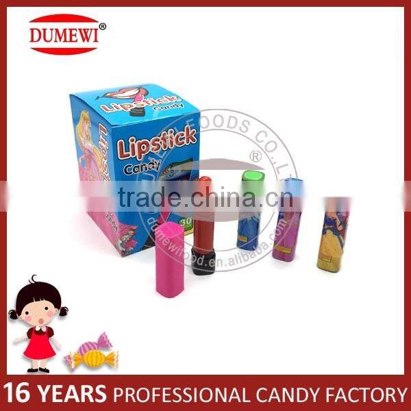 Multi-Colored Fruit Flavor Lipstick Toy Candy Hard Candy