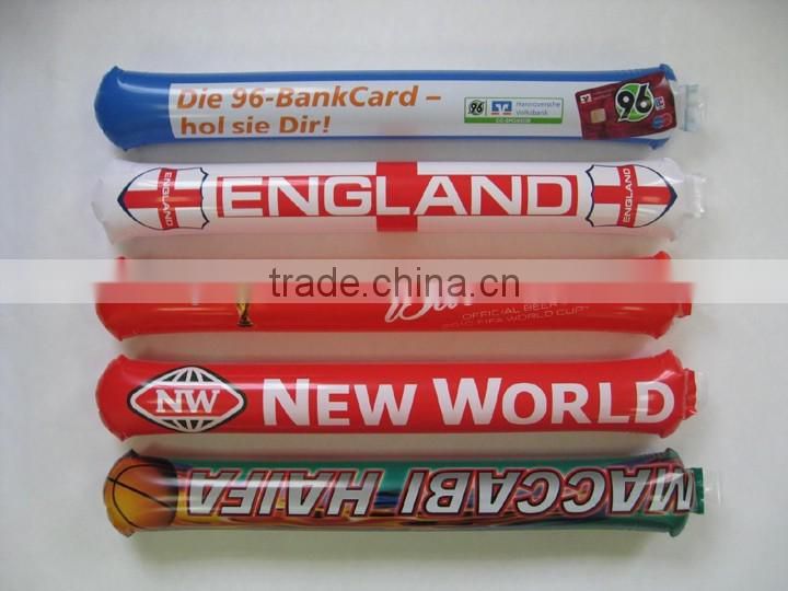 New product excellent quality luxury inflatable sticks cheering toys