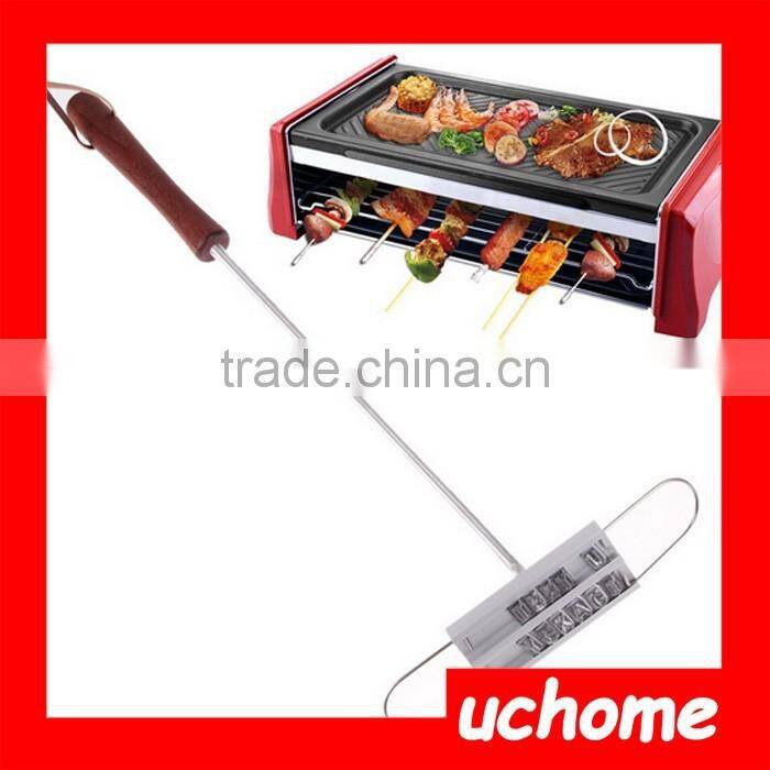 UCHOME DIY Barbecue Tools Branding Iron Stamp with Changeable Letters BBQ Branding Iron