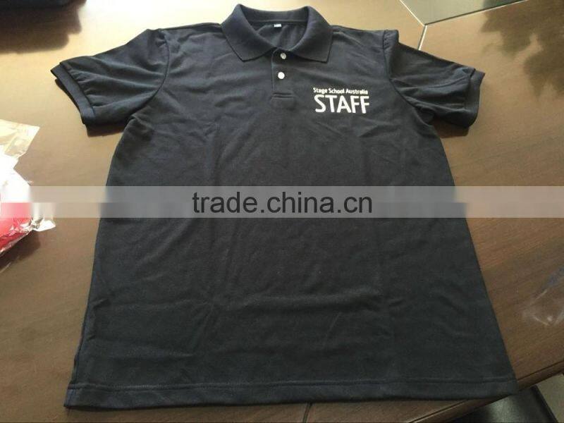 Cotton blank polo uniform shirt Custom Mens Polo T-shirts