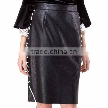 Latest Fashion Vintage Denim Pattern Lady Short Jean Skirt Design Picture