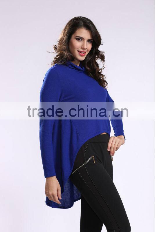 2014 New Arrival Computer Knitting Sweater Design for Ladies Long Sleeve Sweater