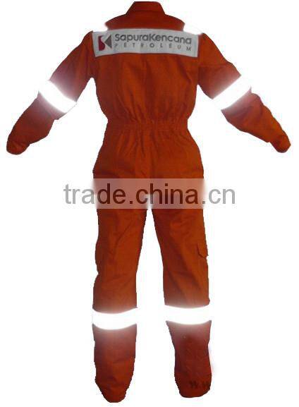 5.5OZ Proban Summer Boiler Suits Coverall With Reflective Tapes