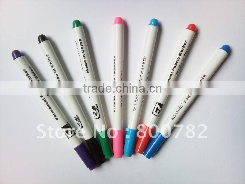 Kearing brand permanent t-shirt marker with 1.0mm fiber tip used for long time DIY drawing