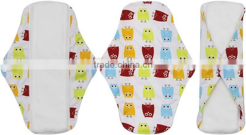 Waterproof women pads heavy flow cloth sanitary napkin menstrual pad reusable