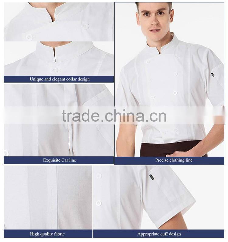 Bulk White Color Restaurant Waiter/Waitress Uniform