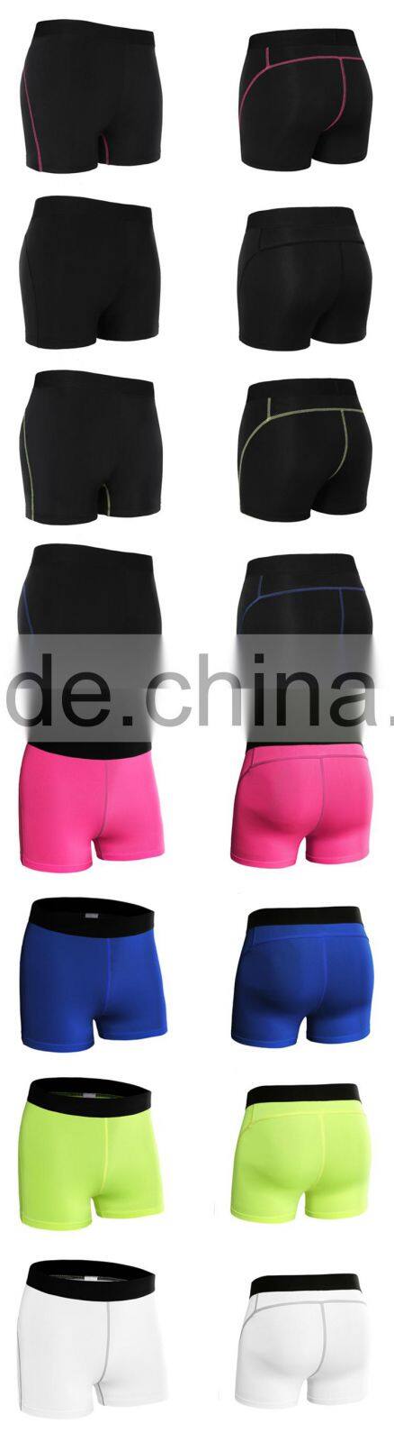 Ladies Sportswear training female stretch tights running gym women sport shorts