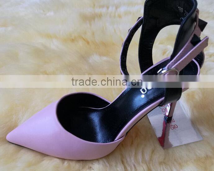 GZY high heel shoes warehouse high quality Italy charming model 2017 stock hot selling