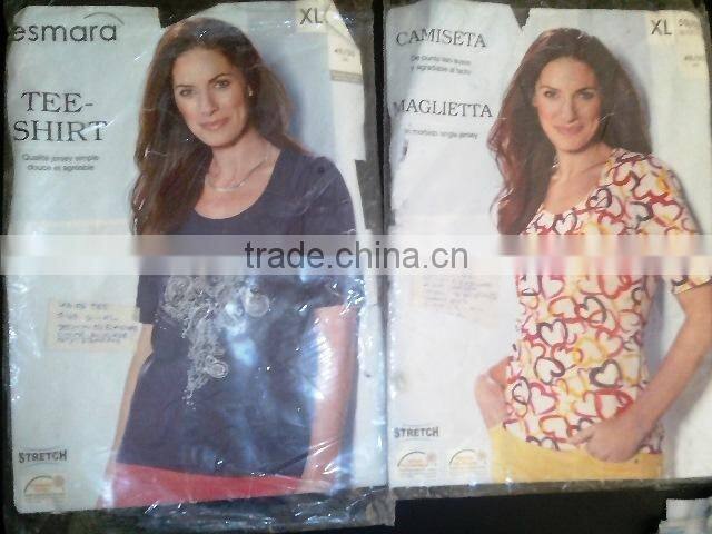 Ladies Fashionable T Shirt (Garment Stock lots / Apparel Stock / stocklots / Garment Apparel from Sri Lanka / Bangladesh)