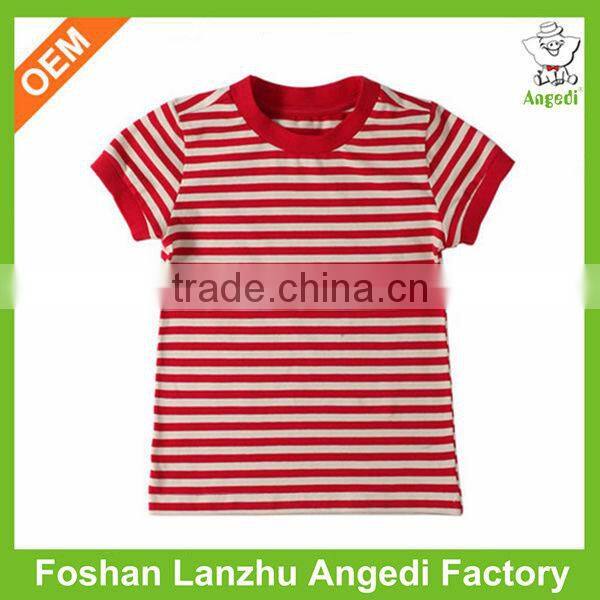 2016 new style High quality stripe t shirt in cheap price and good quality