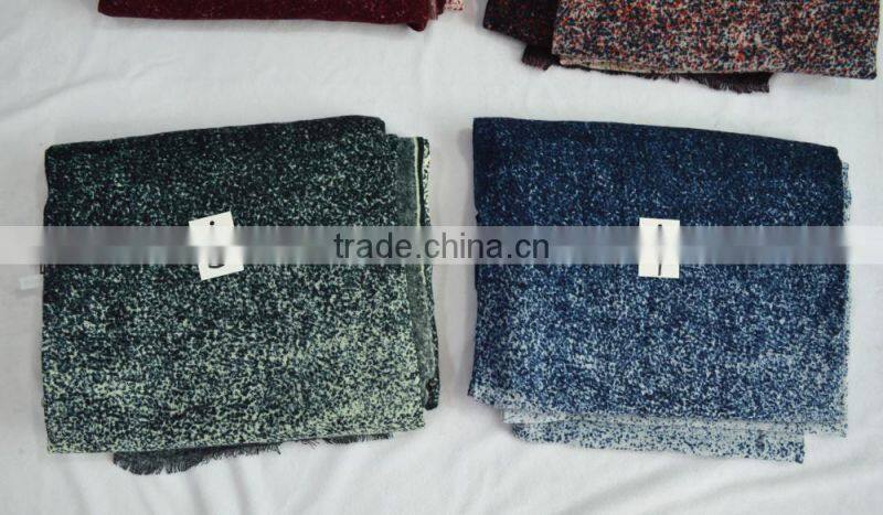 2017 winter new coming woman men crochet acrylic mixed cashmere scarf