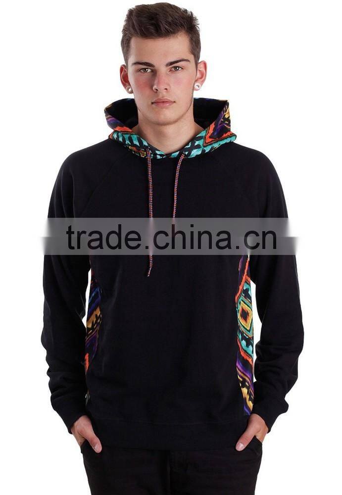 Men trendy hoody sweatshirts print hoodie without zipper pullover hoodie