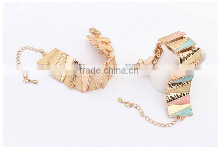 Restoring ancient ways punk bracelet female personality geometry joker alloy bracelet bracelet