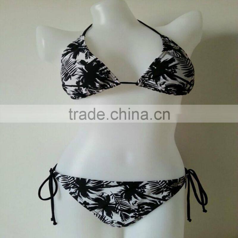 Top quality new arrival sexy green women bikini two pieces swimwear