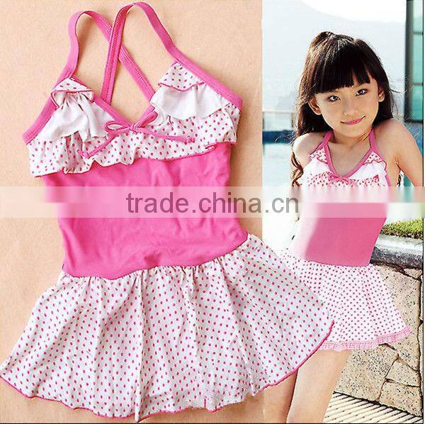 2013 Wholesale Fashion Style baby girls swimsuit