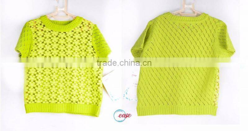 2016 OEM Custom-Made kids knit vest pattern child sleeveless sweater crochet