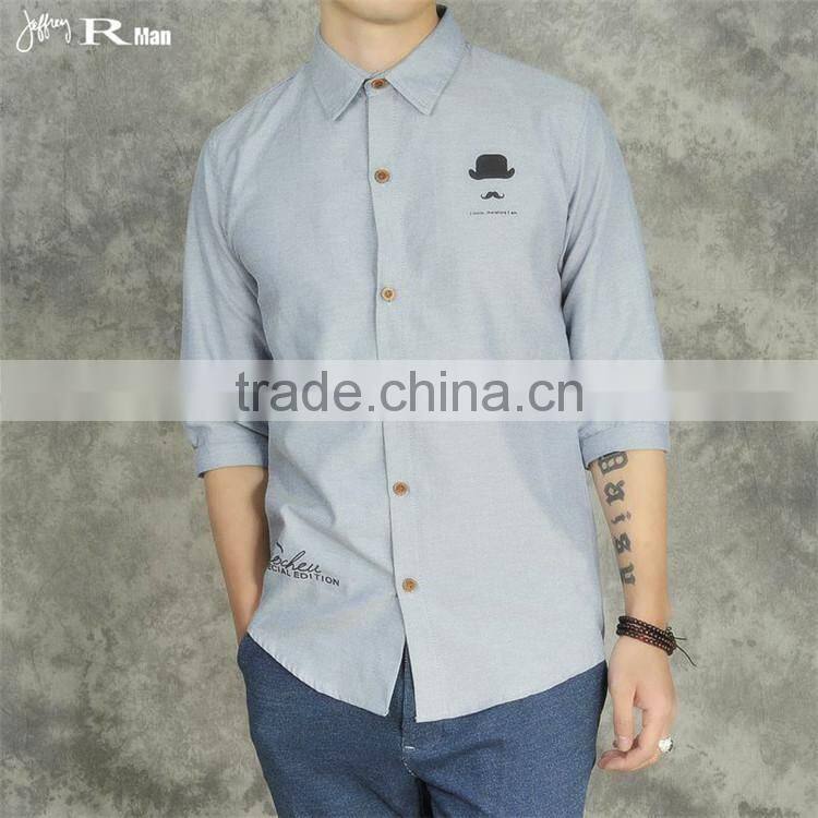 100% cotton button down collar plaid long sleeve men referee shirt