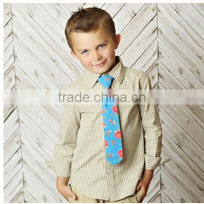 Boys Autumn Striped Long Sleeve Plaid Shirt Children Autumn 100% Cotton Shirt Brand Polo Shirt