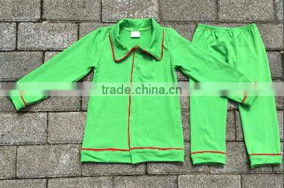 2017 new arrival christmas baby clothing little teenage kid child boys girls pajamas red pjs Kids Christmas Pajamas