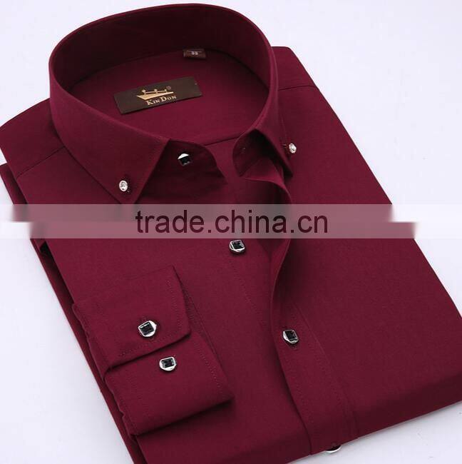 OEM Multi colour Long Sleeve Polyester And Cotton High Quality Blank Latest Shirt Designs For Men