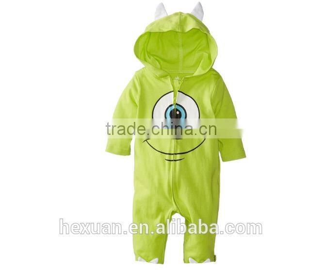 spring Newborn clothes baby polar fleece fabric romper long-sleeve baby cartoon cotton long-sleeved boys romper baby climbing