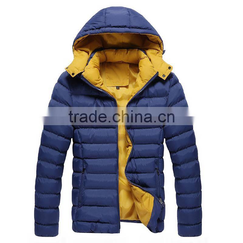 Men's Casual Fur Hooded Outwear Jacket