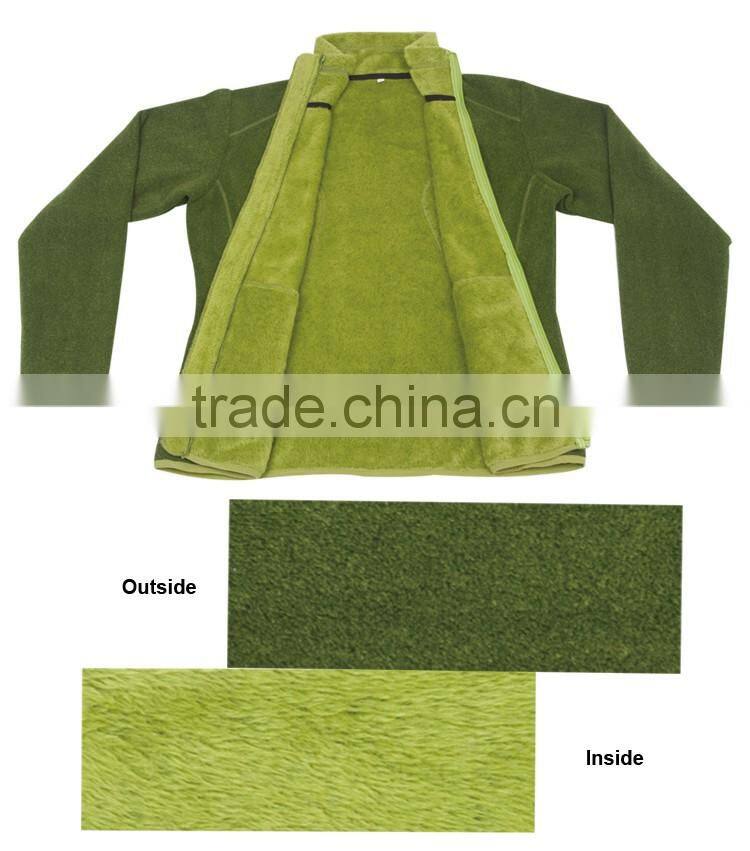 Custom high quality fashion sports polar 100% polyester fleece Jacket