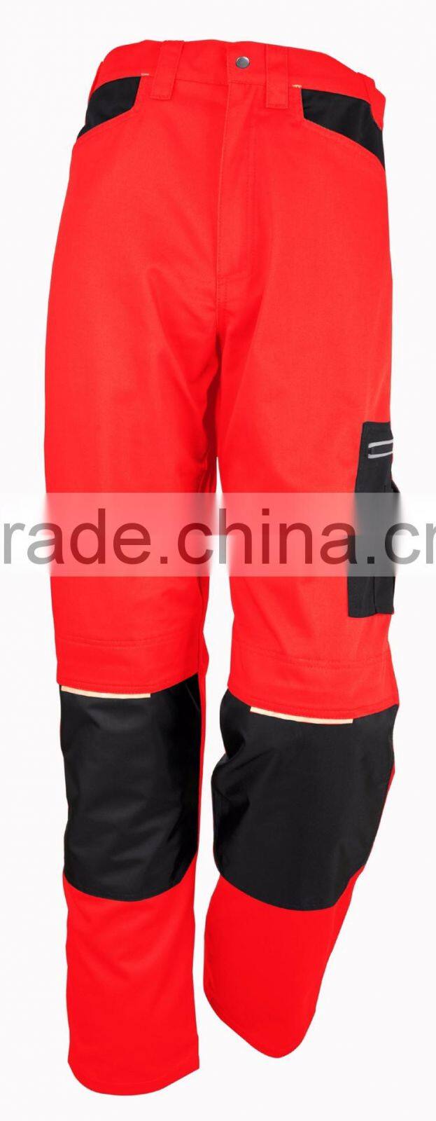 Protective work wear poly cotton clothes mens twill pants
